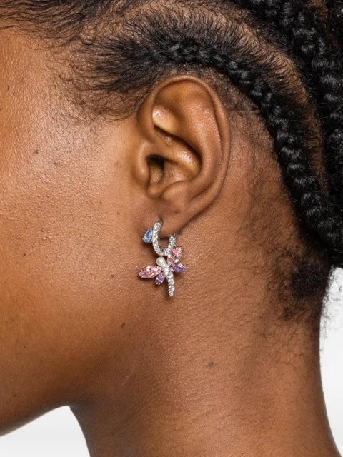 Swarovski x Ariana Grande hoop-design earrings - Silver