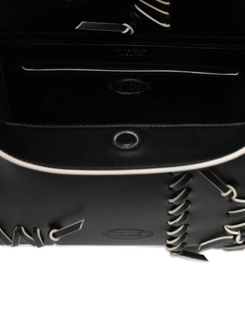 Tod's small leather clutch bag - Black