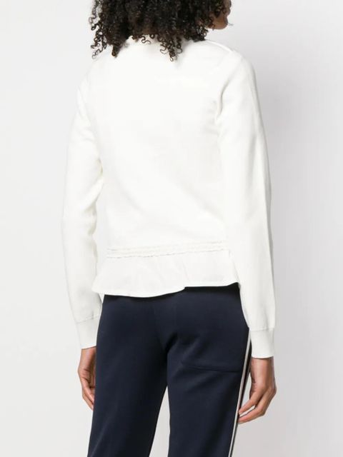 Moncler padded front jacket - White