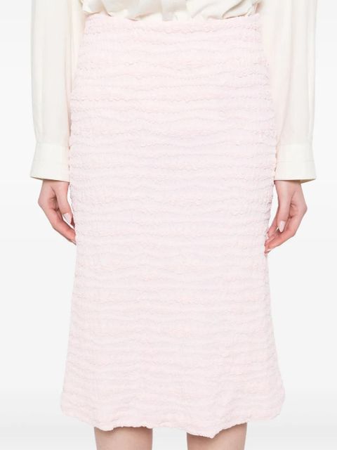 Jil Sander crepe jersey midi skirt - Pink