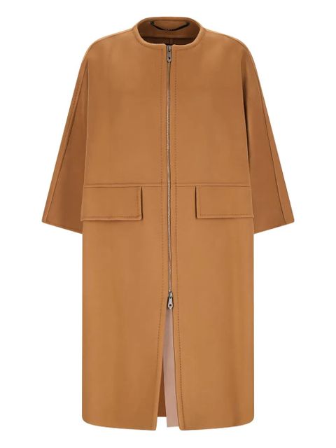 Max Mara Zahira zip-fastening coat - Brown - zdjęcie produktu nr 1
