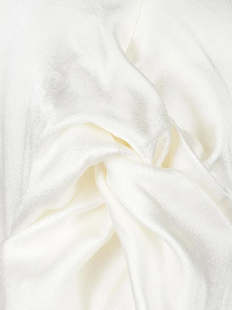 Victoria Beckham satin shirt - White - zdjęcie produktu nr 2
