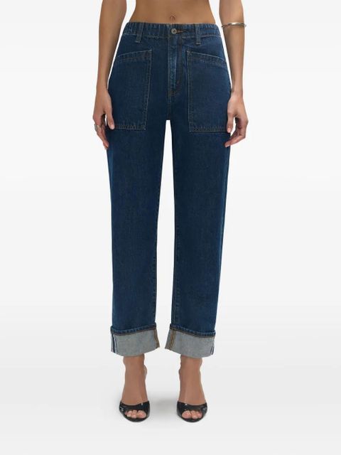 RE/DONE Bender double-pocket cuffed jeans - Blue - zdjęcie produktu nr 2