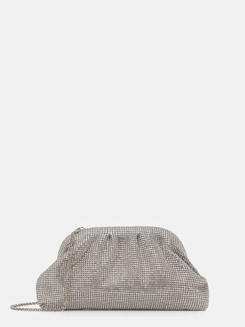 Luisa Spagnoli kopertówka kolor srebrny 542569 - zdjęcie produktu nr 1