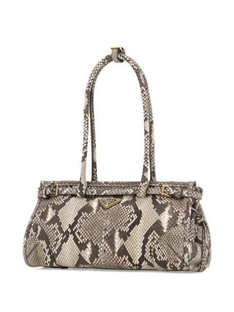 Prada medium Bonnie printed tote bag - Neutrals
