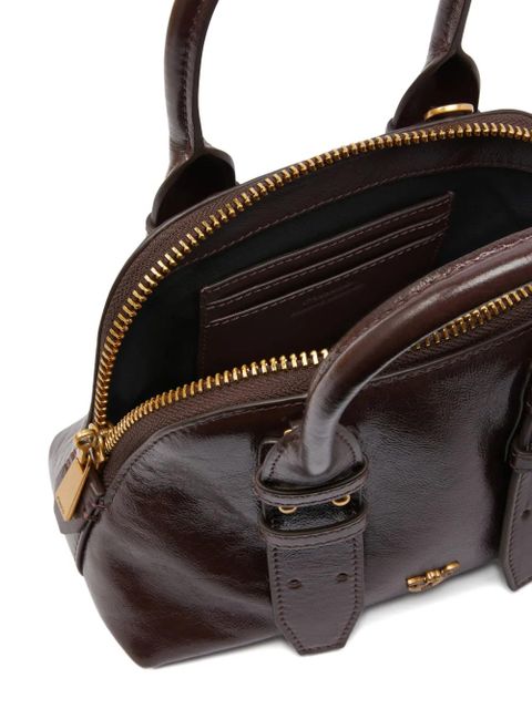PINKO leather tote bag - Brown - zdjęcie produktu nr 2