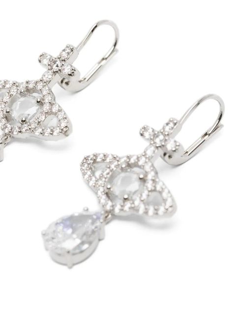 Vivienne Westwood Olympia drop earrings - Silver