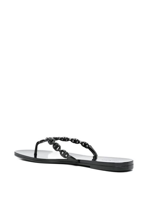 Tory Burch Gemini flip-flops - Black