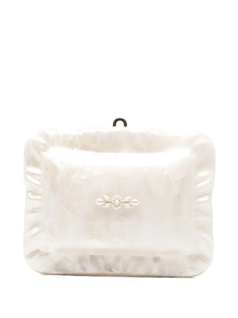 Simone Rocha embellished clutch bag - White - zdjęcie produktu nr 1