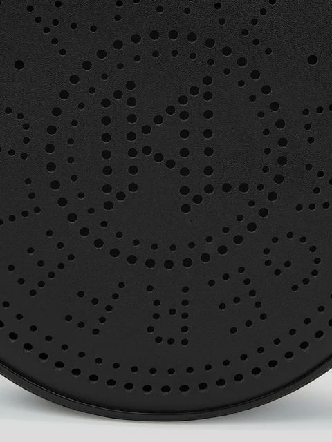 Karl Lagerfeld torebka skórzana K/CIRCLE kolor czarny A3W30059