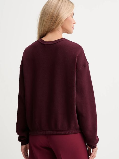 American Vintage bluza damska kolor bordowy z nadrukiem IZU03A - zdjęcie produktu nr 2