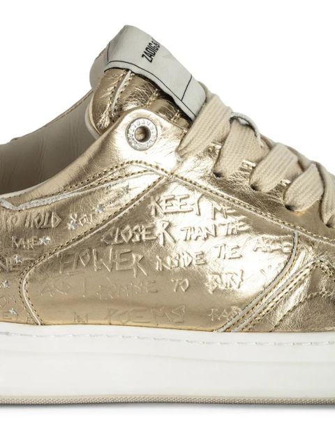 Zadig&Voltaire Wings Sneakers - Zadig & Voltaire - Leather - Gold