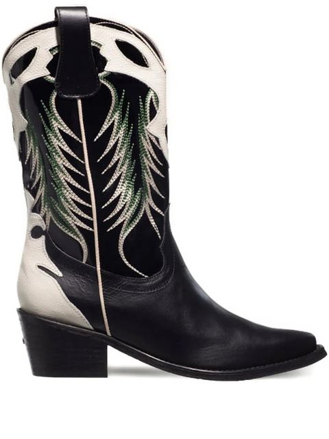 Johanna Ortiz Allure embroidered boots - Black - zdjęcie produktu nr 1
