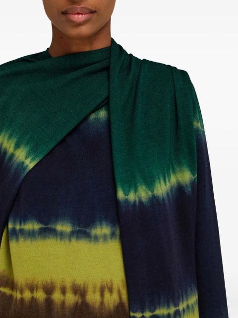 Ferragamo tie-dye print pullover - Green