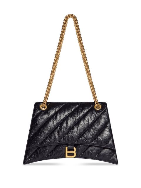 Balenciaga Crush quilted shoulder bag - Black
