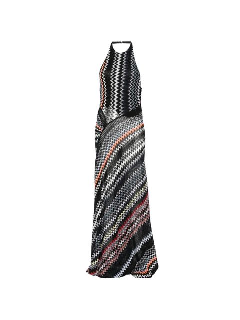 Missoni chevron-pattern mini dress - Black - zdjęcie produktu nr 1