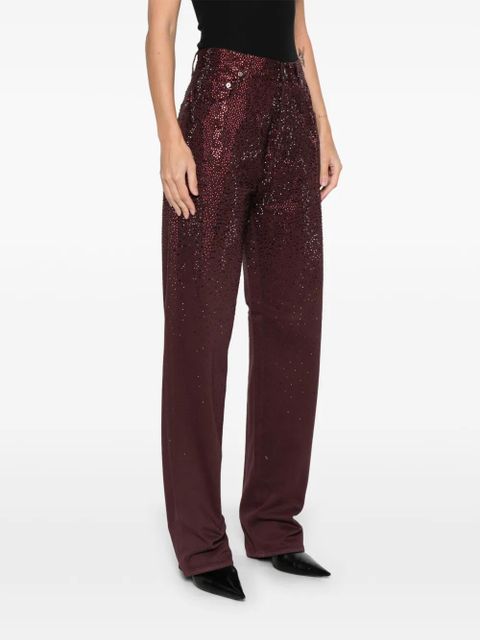 Golden Goose sequin-embellished jeans - Purple