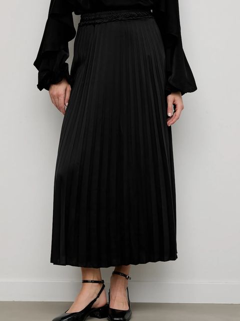 Answear.LAB spódnica kolor czarny maxi rozkloszowana - zdjęcie produktu nr 1