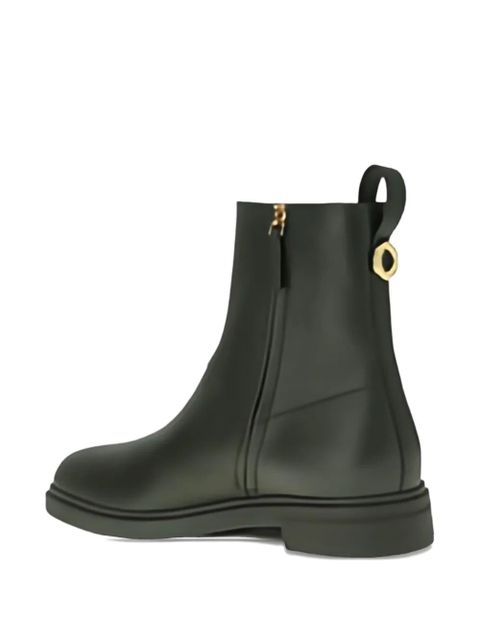 Loro Piana Kilda zip ankle boots - Green - zdjęcie produktu nr 2