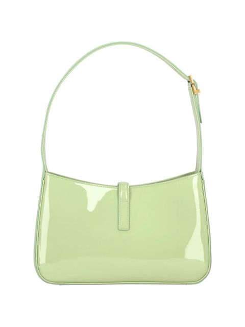 Saint Laurent Le 5 à 7 leather shoulder bag - Green - zdjęcie produktu nr 2