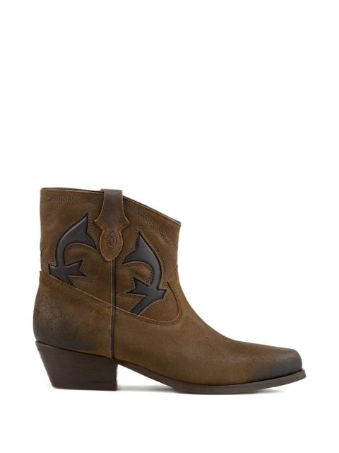 Ba&Sh Curtis leather boots - Brown - zdjęcie produktu nr 1