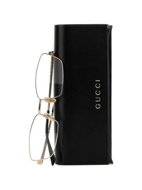 Gucci Eyewear geometric-frame glasses - Silver
