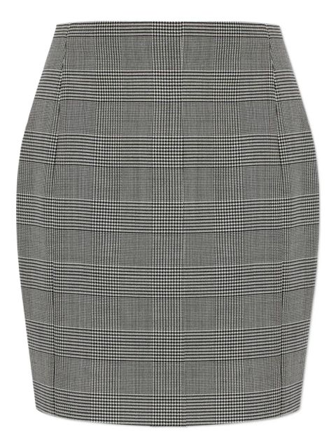 Balmain checked mini skirt - Grey - zdjęcie produktu nr 1