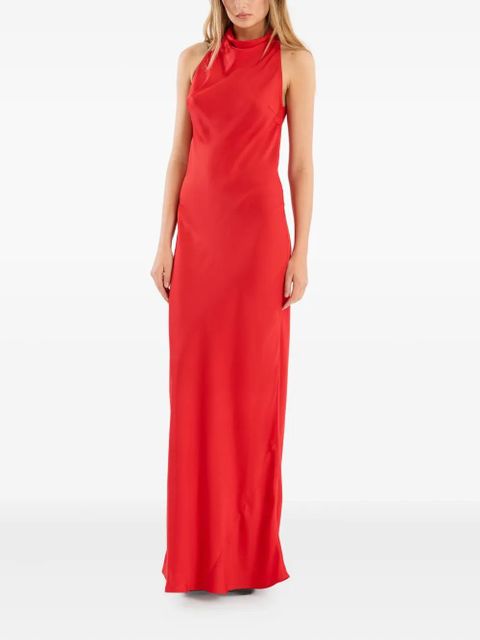 ROTATE BIRGER CHRISTENSEN cowl-neck maxi dress - Red