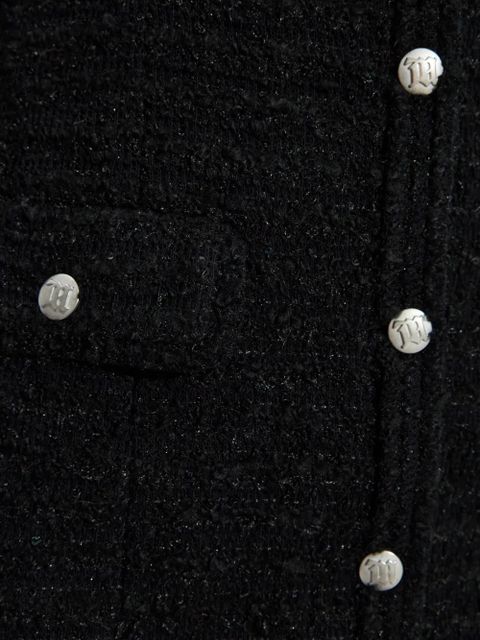 MISBHV button-up tweed dress - Black