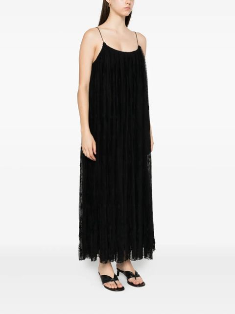 TOTEME floral tulle midi dress - Black