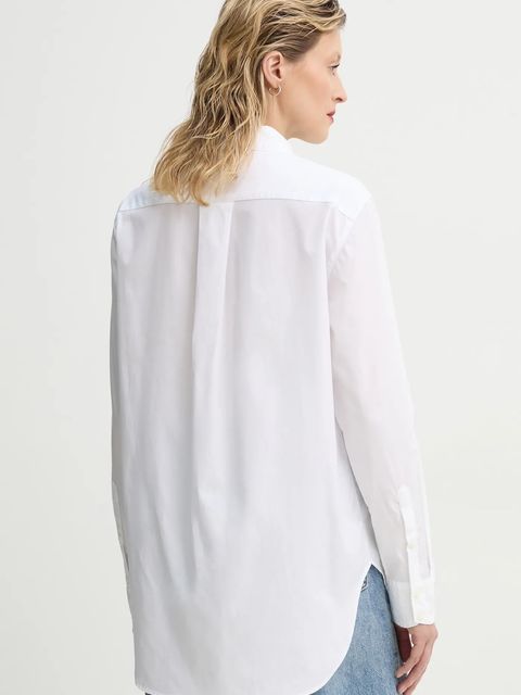 Rag & Bone koszula bawełniana damska kolor biały regular z kołnierzykiem klasycznym WAW22PA050PO50