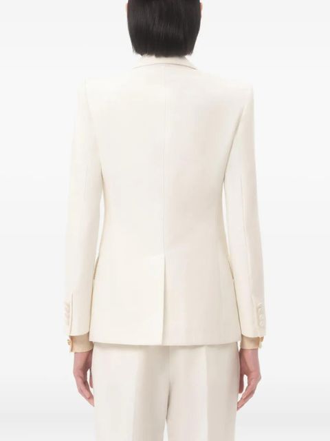 Valentino Garavani Diagonal linen blazer - White - zdjęcie produktu nr 2