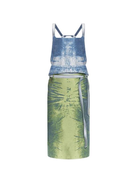 Diesel De-Sanat-Fsi midi dress - Green - zdjęcie produktu nr 1