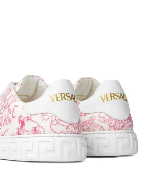 Versace Underwater Barocco Greca sneakers - White