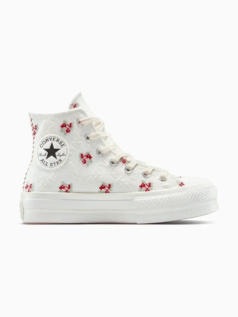 Converse trampki Chuck Taylor All Star Lift kolor biały A13659C - zdjęcie produktu nr 1