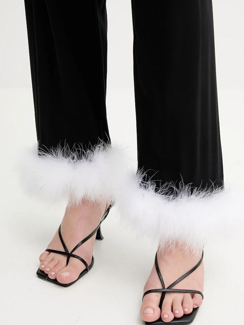 The Sleeper piżama damski kolor czarny POSP02P002F