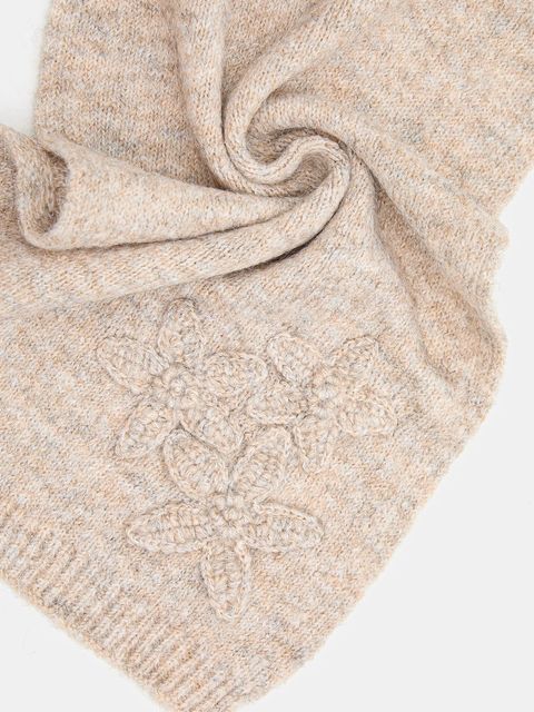 Medicine szal damski kolor beżowy melanżowy