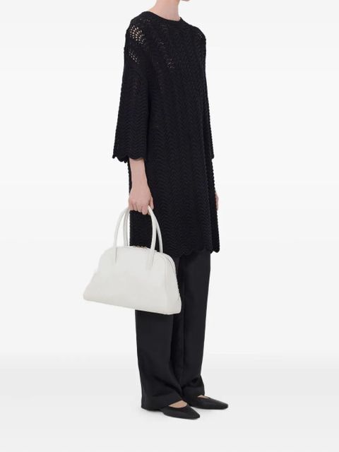 LouLou de Saison Wafa drop-shoulder midi dress - Black