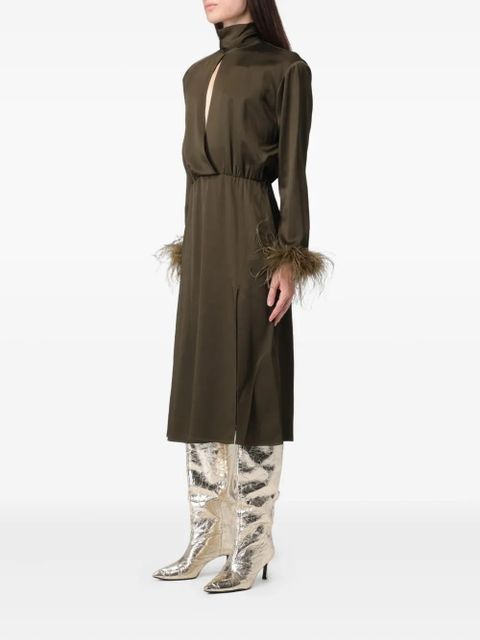 Blumarine Enver midi dress - Green