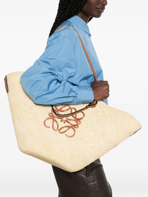LOEWE Anagram woven tote bag - Neutrals - zdjęcie produktu nr 2