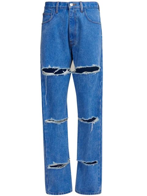 Marni cur-out cotton jeans - Blue - zdjęcie produktu nr 1