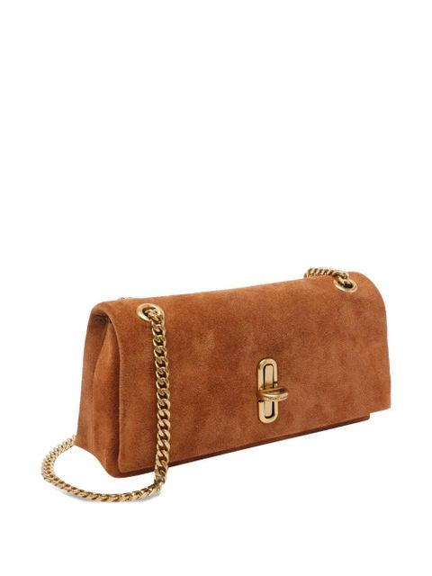 Marc Jacobs mini The Dual Chain suede shoulder bag - Brown - zdjęcie produktu nr 2