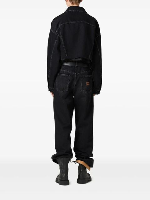 Miu Miu black denim jacket