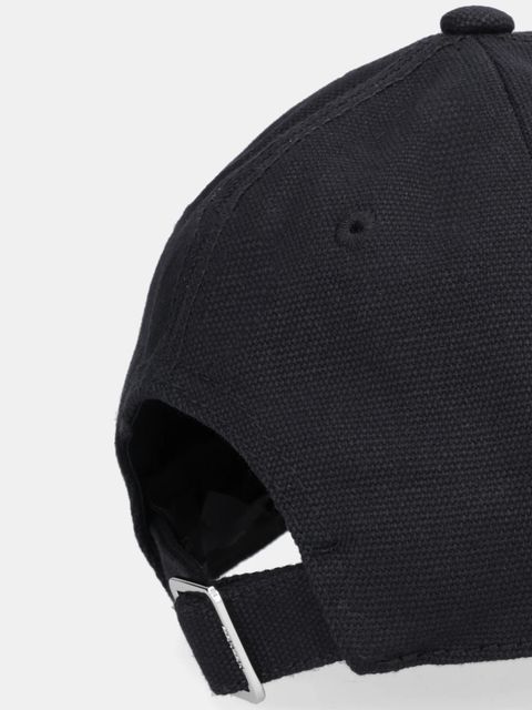 Weekend Max Mara czapka z daszkiem bawełniana AGUFO kolor czarny 2615571044600