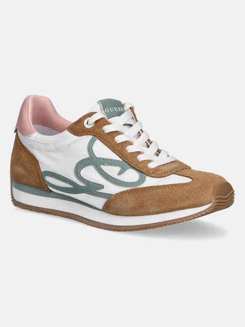 Guess sneakersy SKROLL damskie kolor brązowy FLPSKR SUE12 - zdjęcie produktu nr 1