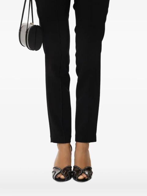 Gianvito Rossi 95mm Isabel crystal-embellishment sandals - Black