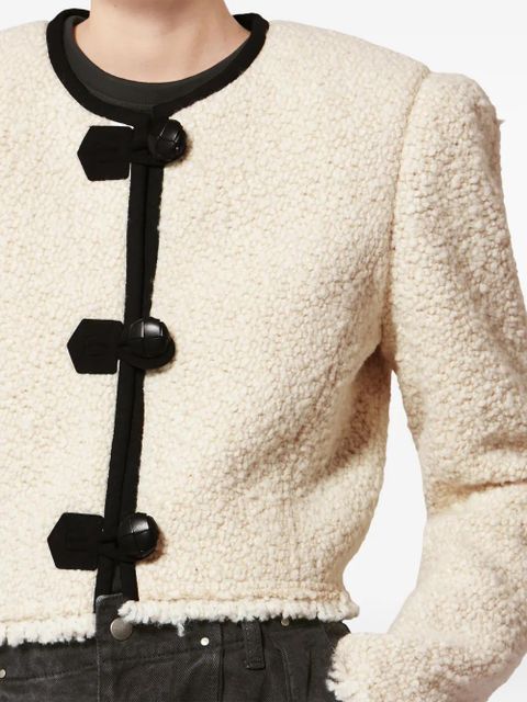 ISABEL MARANT Gradilia button jacket - Neutrals