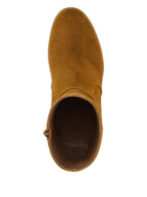 Valentino Garavani 90mm Fawcette platform VLogo Signature ankle boots - Neutrals