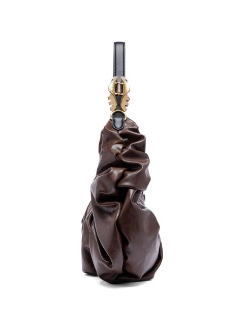 Diesel L Grab-D gathered shoulder bag - Brown