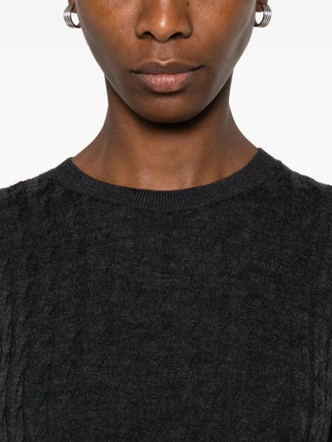 TOTEME cable-knit maxi dress - Grey